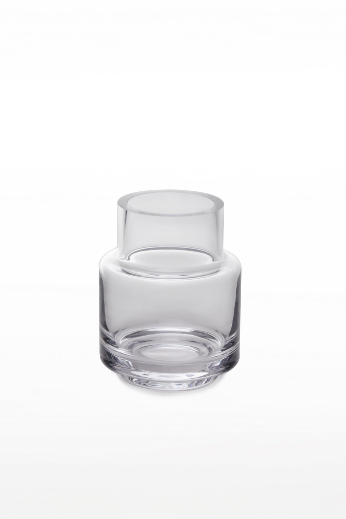 retro style thick glass vase: TYLER15TR