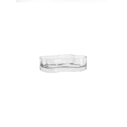 Modern design glass bowl or vessel, inspired Aalto, CORAL 06CL